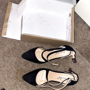 Black bonnibel heels